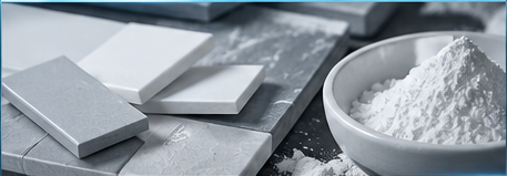 Mineral materials for ceramic applications